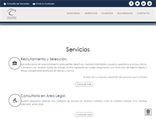 Tablet Screenshot of colungaconsultores.com